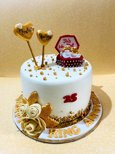 25th Anniversary Cake | D Cake Creations