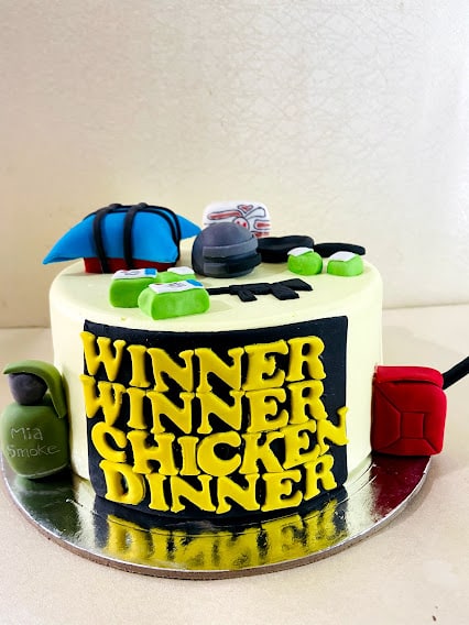 PUBG Fondant Cake - Your Koseli Celebrations