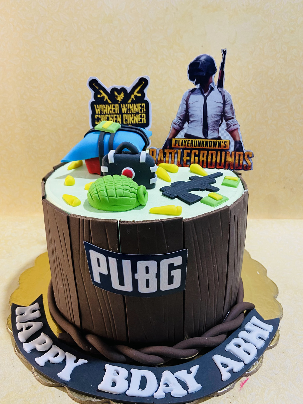 Kids cake (Customized PUBG Cake) - The Baker's Table