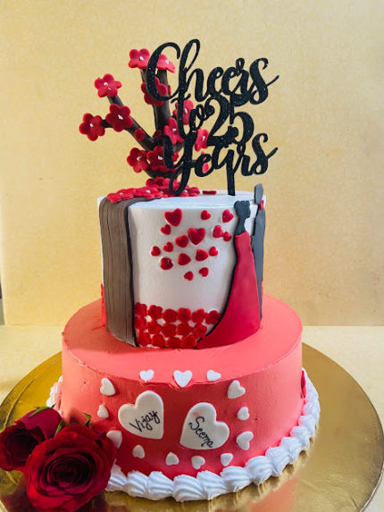 All Customized Cake - Ribbons & Balloons