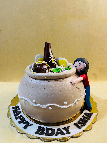 Biriyani Pot Theme cake/Theme Cake/ Shape Cake /Cake Making 009/Chocolake  The Cake Shop - YouTube
